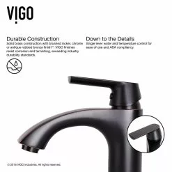 VIGO Dianthus White Matte Stone Vessel Bathroom Sink And Linus Bathroom Vessel Faucet In Antique Rubbed Bronze W/ Pop Up -Bath and Faucet shop b7d85e3ed82e0bb0a1131621c81b42c4 1800x1800