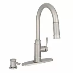 In Stock Hardwarestore Delivery Allentown Single-Handle Pull-Down Sprayer Kitchen Faucet With Soap In SpotShield Stainless -Bath and Faucet shop b88eb31ed2dd5eb9a76e19fee9971624 1800x1800