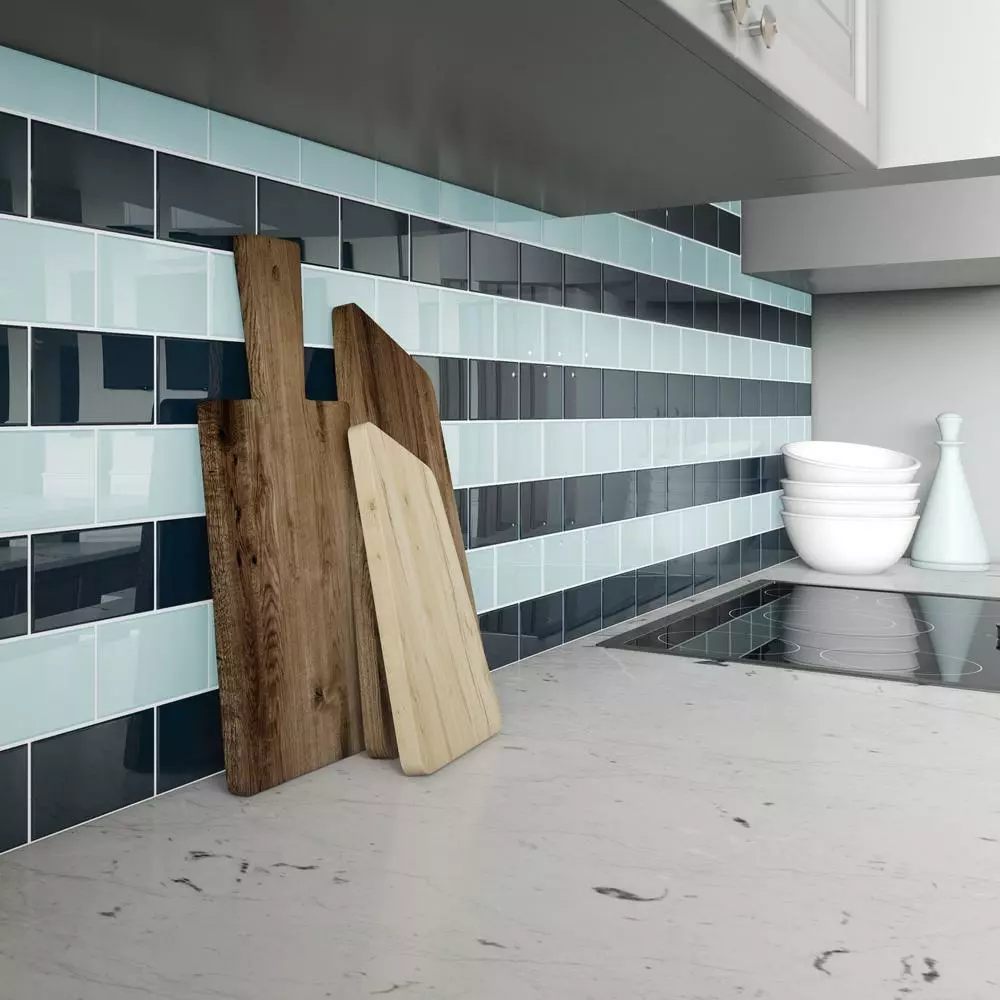 Giorbello Cool White 3 In. X 6 In. X 8mm Glass Subway Wall Tile (5.5 Sq. Ft./Case) 36 Giorbello Cool White 3 In. X 6 In. X 8mm Glass Subway Wall Tile (5.5 Sq. Ft./Case) - Image 34