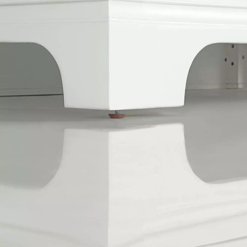 In Stock Hardwarestore Delivery Melpark 48 In. W X 22 In. D Bath Vanity In White With Cultured Marble Vanity Top In White With White Sink 6 In Stock Hardwarestore Delivery Melpark 48 In. W X 22 In. D Bath Vanity In White With Cultured Marble Vanity Top In White With White Sink - Image 4