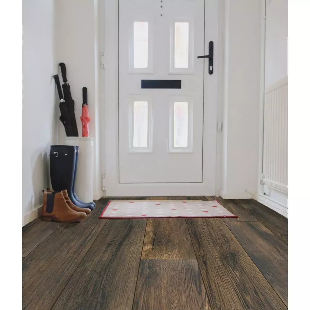 Florida Tile Home Collection Smoked Hickory 8 In. X 36 In. Porcelain Floor And Wall Tile 5 Florida Tile Home Collection Smoked Hickory 8 In. X 36 In. Porcelain Floor And Wall Tile - Image 3