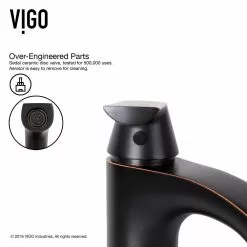 VIGO Dianthus White Matte Stone Vessel Bathroom Sink And Linus Bathroom Vessel Faucet In Antique Rubbed Bronze W/ Pop Up -Bath and Faucet shop babffce5ecca0585afba2fc2e1938ba2 06fb0803 2f25 47b0 a40a cb2337ff4aee 1800x1800