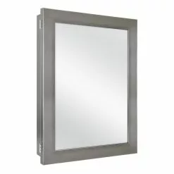 In Stock Hardwarestore Delivery 20 In. X 26 In. Recessed Or Surface Mount Framed Medicine Cabinet In Pewter -Bath and Faucet shop bb3801cd0df83ac33473233ba47a5260 1800x1800