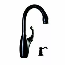 In Stock Hardwarestore Delivery Contemporary Single-Handle Pull-Down Sprayer Kitchen Faucet With Soap Dispenser In Mediterranean Bronze 19 In Stock Hardwarestore Delivery Contemporary Single-Handle Pull-Down Sprayer Kitchen Faucet With Soap Dispenser In Mediterranean Bronze -Bath and Faucet shop bb82688a15d38e9fa6ed825c79ba787b 1800x1800