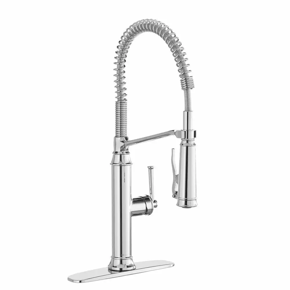 In Stock Hardwarestore Delivery Linscott Single-Handle Coil Springneck Pull-Down Sprayer Kitchen Faucet In Matte Black 7 In Stock Hardwarestore Delivery Linscott Single-Handle Coil Springneck Pull-Down Sprayer Kitchen Faucet In Matte Black - Image 5