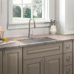 In Stock Hardwarestore Delivery Simplice Single-Handle Pull-Down Sprayer Kitchen Faucet With DockNetik And Sweep Spray In Vibrant Stainless -Bath and Faucet shop bcf8cc71b52fa417a5f9aa962679ddb8 1800x1800