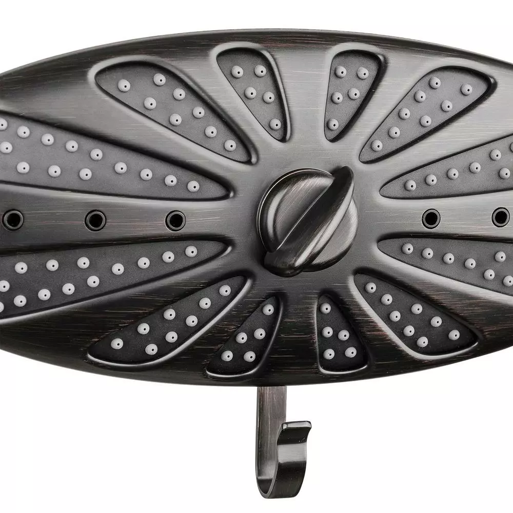 In Stock Hardwarestore Delivery 4-Spray 11 In. Oval Dual Showerhead And Handheld Showerhead In Oil-Rubbed Bronze 10 In Stock Hardwarestore Delivery 4-Spray 11 In. Oval Dual Showerhead And Handheld Showerhead In Oil-Rubbed Bronze - Image 8