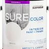 Artist's Canvas, Rust-Oleum Sure Color Interior Paint + Primer, Eggshell Finish, 2-Pack