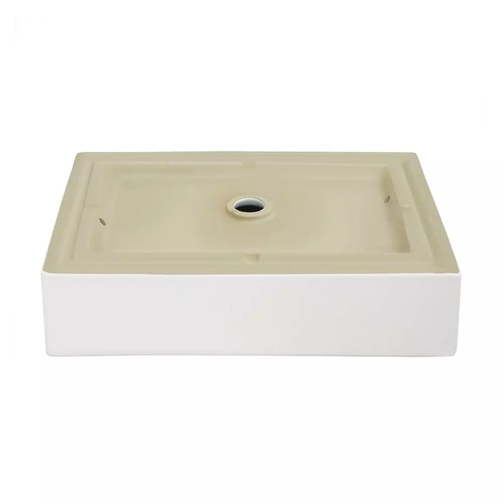 Swiss Madison Voltaire Ceramic Rectangle Vessel Sink In White 8 Swiss Madison Voltaire Ceramic Rectangle Vessel Sink In White - Image 6