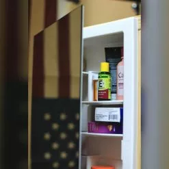 In Stock Hardwarestore Delivery Spacecab 16 In. W X 26 In. H Frameless Recessed Medicine Cabinet With 6-Shelves And Polished Edge Mirror -Bath and Faucet shop be2e467f178e21942333646c824bbd44 1800x1800