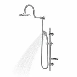 In Stock Hardwarestore Delivery Aqua 3-Spray Handshower And Showerhead Combo Kit With Wall Bar Shower Kit In Chrome Finish -Bath and Faucet shop be4590d2ab4738f446257206aacfd8bd a7c84bda b70d 4cfc 907c 9b4633e8b61b 1800x1800
