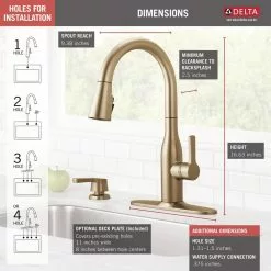 In Stock Hardwarestore Delivery Marca Single-Handle Pull-Down Sprayer Kitchen Faucet With ShieldSpray Technology In Champagne Bronze 18 In Stock Hardwarestore Delivery Marca Single-Handle Pull-Down Sprayer Kitchen Faucet With ShieldSpray Technology In Champagne Bronze -Bath and Faucet shop be6479bac648c77572849bf105b68b21 1800x1800