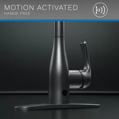 In Stock Hardwarestore Delivery Motion Activated Single-Handle Pull-Down Sprayer Kitchen Faucet In Matte Black 21 In Stock Hardwarestore Delivery Motion Activated Single-Handle Pull-Down Sprayer Kitchen Faucet In Matte Black -Bath and Faucet shop bf369c511a8eda3216e292f45bdadeb8 1800x1800