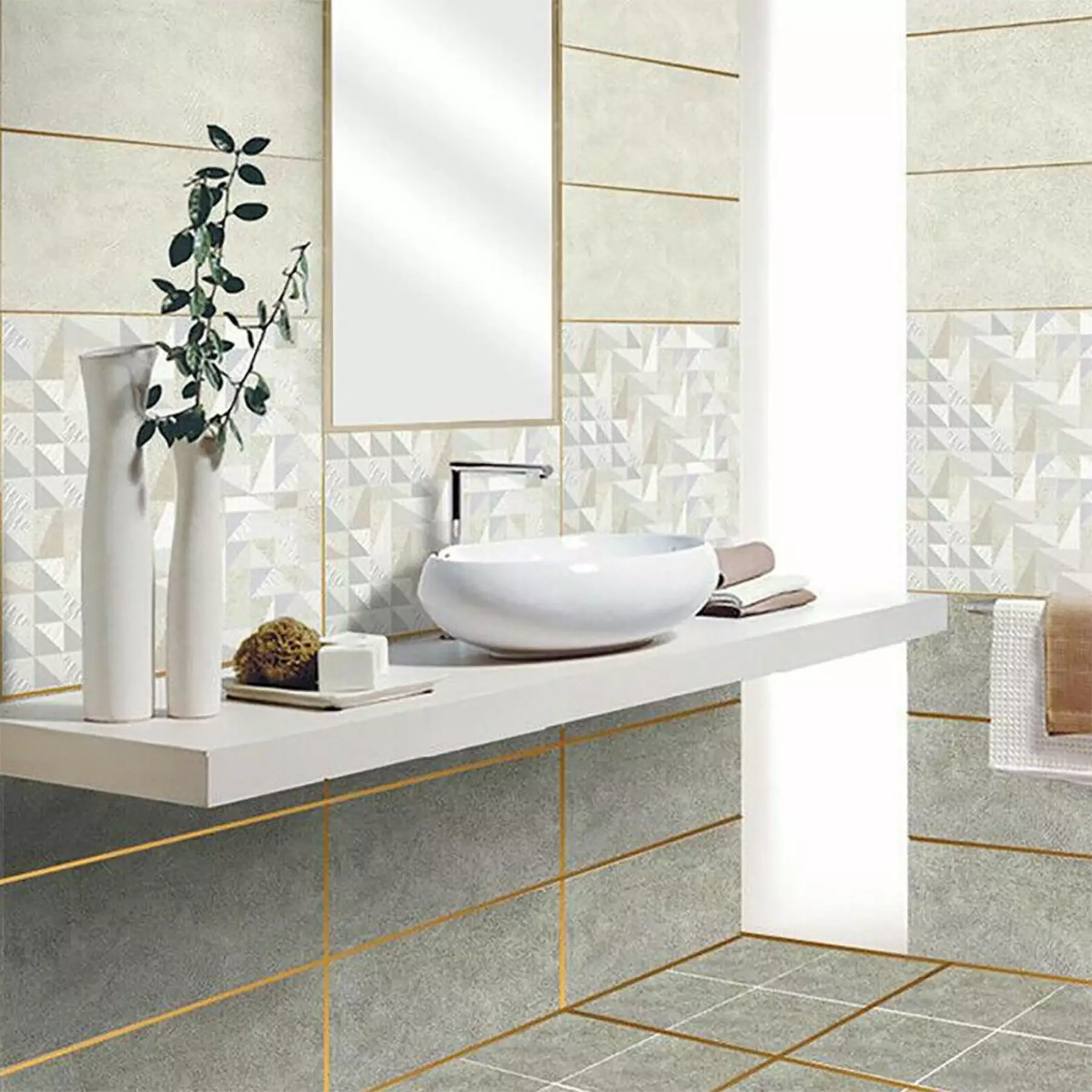 LALLCAS 50M Self-adhesive Ceramic Tile Mildewproof Gap Floor Tile Tape Wall Sticker 6 LALLCAS 50M Self-adhesive Ceramic Tile Mildewproof Gap Floor Tile Tape Wall Sticker - Image 4