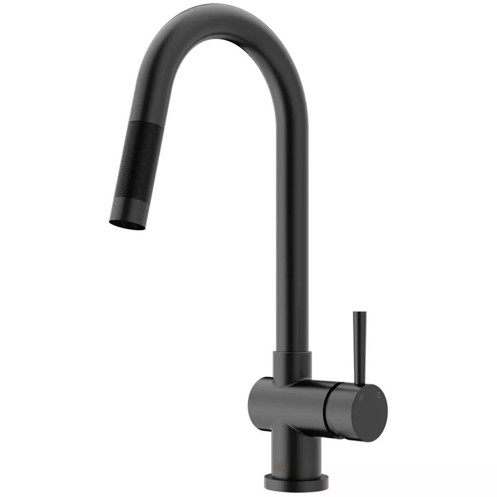 In Stock Hardwarestore Delivery Gramercy Single-Handle Pull-Down Sprayer Kitchen Faucet In Matte Black 3 In Stock Hardwarestore Delivery Gramercy Single-Handle Pull-Down Sprayer Kitchen Faucet In Matte Black