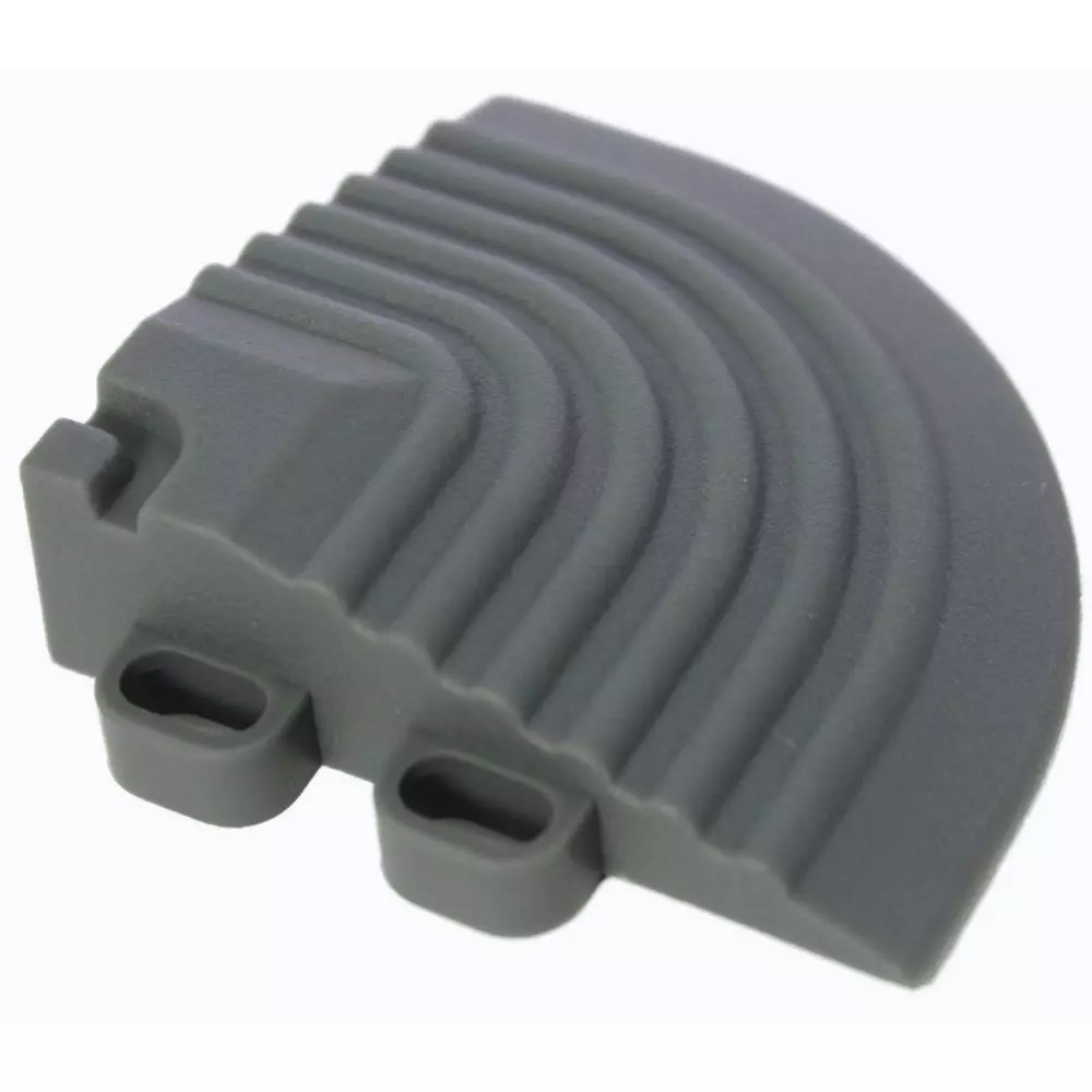 Swisstrax 2.5 In. X 2.5 In. Artic White Corner Edging For 15.75 In. Swisstrax Modular Tile Flooring (2-Pack) 12 Swisstrax 2.5 In. X 2.5 In. Artic White Corner Edging For 15.75 In. Swisstrax Modular Tile Flooring (2-Pack) - Image 10