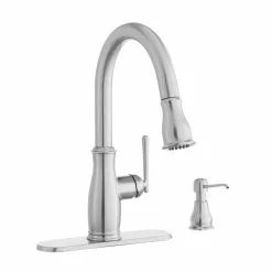 In Stock Hardwarestore Delivery Kagan Single-Handle Pull-Down Sprayer Kitchen Faucet With Soap Dispenser In Bronze 9 In Stock Hardwarestore Delivery Kagan Single-Handle Pull-Down Sprayer Kitchen Faucet With Soap Dispenser In Bronze -Bath and Faucet shop c1822af01aa8e0a9458729b49ceb890d 1800x1800