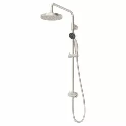 In Stock Hardwarestore Delivery 1-Spray 5.59 In. Dual Shower Head And Handheld Shower Head With Low Flow In Satin Nickel