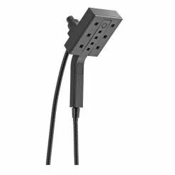 In Stock Hardwarestore Delivery In2ition Two-in-One 4-Spray 5.9 In. Dual Wall Mount Fixed And Handheld H2Okinetic Shower Head In Matte Black