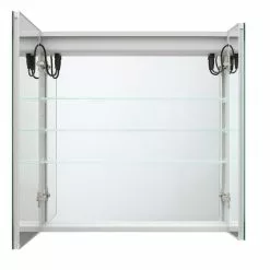 In Stock Hardwarestore Delivery Royale Basic 30 In. W X 30 In. H Recessed Or Surface Mount Medicine Cabinet With Bi-View Door, LED Lighting With Dimmer -Bath and Faucet shop c29f5656d4c3c9d5a1c2ce696f926333 1800x1800