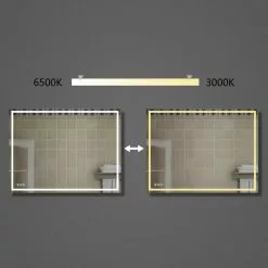 In Stock Hardwarestore Delivery 48 In. X 36 In. LED Lighted Single Frameless Bathroom Mirror -Bath and Faucet shop c3544df3488c7978c3eb158c2461c30b 1800x1800