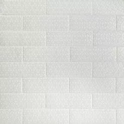 Bond Tile Wembley Snowflake 3 In. X 9 In. Matte Ceramic Subway Wall Tile (30 Pieces 5.16 Sq. Ft. / Box)