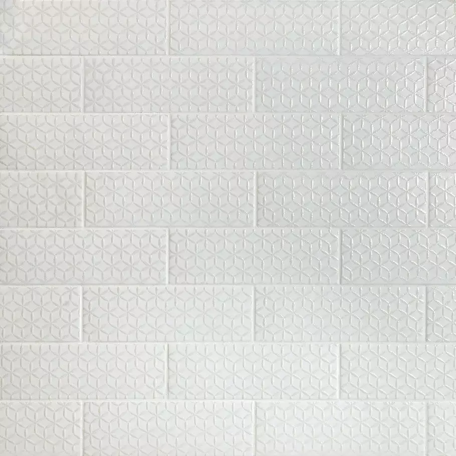 Bond Tile Wembley Snowflake 3 In. X 9 In. Matte Ceramic Subway Wall Tile (30 Pieces 5.16 Sq. Ft. / Box) 3 Bond Tile Wembley Snowflake 3 In. X 9 In. Matte Ceramic Subway Wall Tile (30 Pieces 5.16 Sq. Ft. / Box)