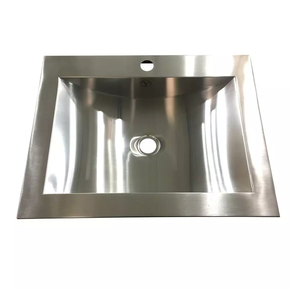 In Stock Hardwarestore Delivery Hardy 16.5 In. Undermount Bathroom Sink In Stainless Steel 7 In Stock Hardwarestore Delivery Hardy 16.5 In. Undermount Bathroom Sink In Stainless Steel - Image 5