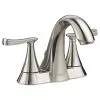 In Stock Hardwarestore Delivery Chatfield 4 In. Centerset 2-Handle Bathroom Faucet In Brushed Nickel