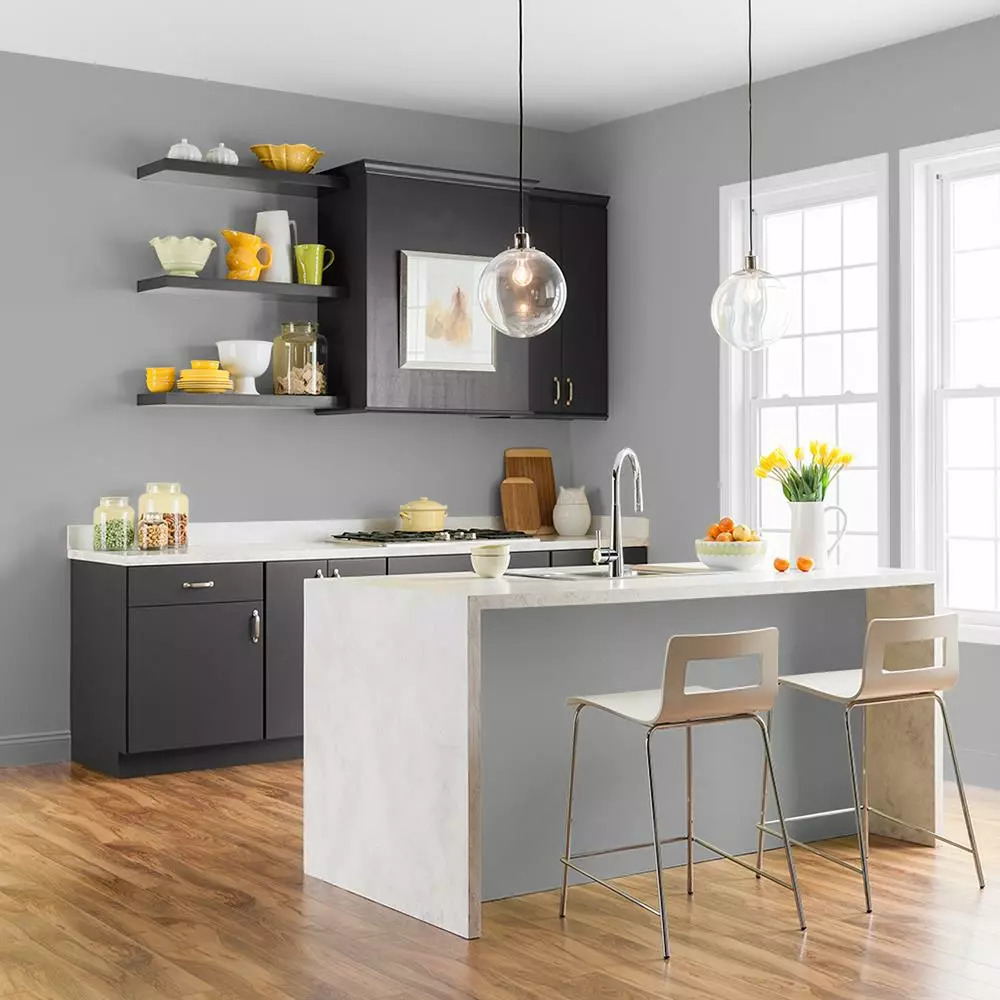 Glidden High Endurance Plus Interior Paint And Primer, Granite Grey/Grey 5 Glidden High Endurance Plus Interior Paint And Primer, Granite Grey/Grey - Image 3