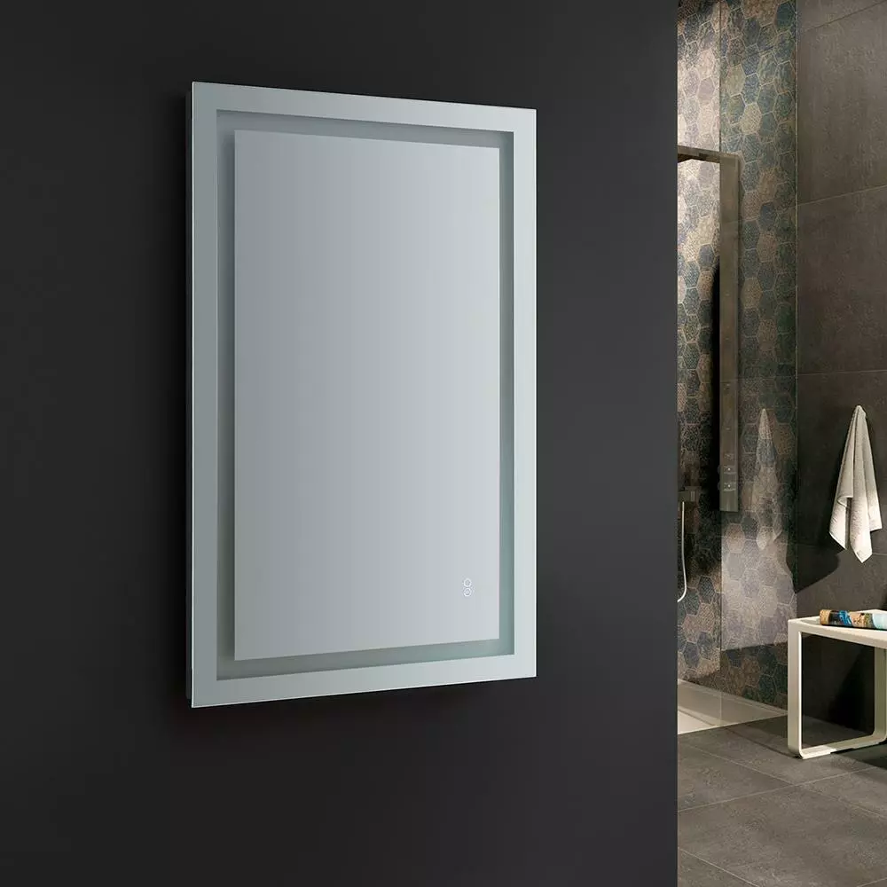 In Stock Hardwarestore Delivery Santo 48 In. W X 30 In. H Frameless Single Bathroom Mirror With LED Lighting And Mirror Defogger 6 In Stock Hardwarestore Delivery Santo 48 In. W X 30 In. H Frameless Single Bathroom Mirror With LED Lighting And Mirror Defogger - Image 4