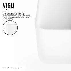 VIGO Amaryllis Handmade Matte Stone Rectangle Vessel Bathroom Sink In Matte White 18 VIGO Amaryllis Handmade Matte Stone Rectangle Vessel Bathroom Sink In Matte White -Bath and Faucet shop c76fc0e8e0e111ac4a82627197bd14f4 1800x1800