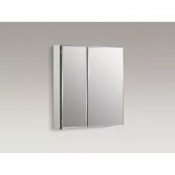 In Stock Hardwarestore Delivery Double Door 25 In. W X 26 In. H X 5 In. D Aluminum Cabinet With Square Mirrored Door In Silver -Bath and Faucet shop c7cbdbd716c34a96373816429a4974f6 1800x1800