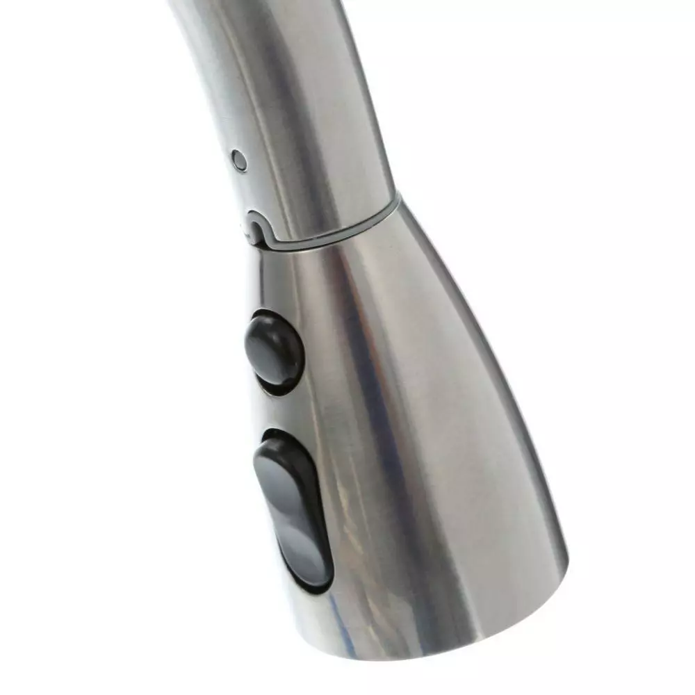 In Stock Hardwarestore Delivery Fairbury Single-Handle Pull-Down Sprayer Kitchen Faucet In Stainless Steel 6 In Stock Hardwarestore Delivery Fairbury Single-Handle Pull-Down Sprayer Kitchen Faucet In Stainless Steel - Image 4