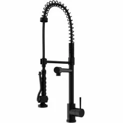 In Stock Hardwarestore Delivery Zurich Single-Handle Pull-Down Sprayer Kitchen Faucet In Matte Black 17 In Stock Hardwarestore Delivery Zurich Single-Handle Pull-Down Sprayer Kitchen Faucet In Matte Black -Bath and Faucet shop c8f8d28b7fce387245eaace001f45480 1800x1800