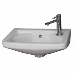 Barclay Products Mirna Wall-Hung Bathroom Sink In White