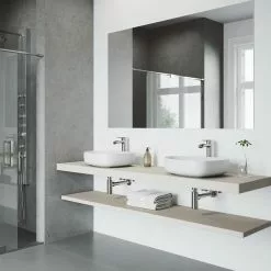 VIGO Peony Handmade Matte Stone Novelty/Specialty Vessel Bathroom Sink In Matte White 17 VIGO Peony Handmade Matte Stone Novelty/Specialty Vessel Bathroom Sink In Matte White -Bath and Faucet shop cbc0b67d4f5722521a566b8a87d3e425 1800x1800