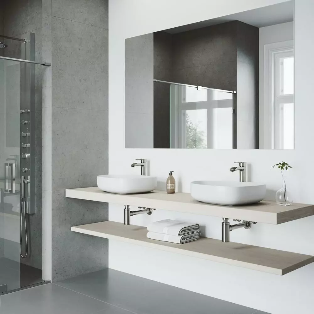 VIGO Peony Handmade Matte Stone Novelty/Specialty Vessel Bathroom Sink In Matte White 5 VIGO Peony Handmade Matte Stone Novelty/Specialty Vessel Bathroom Sink In Matte White - Image 3