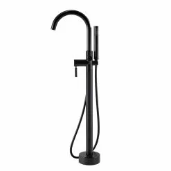 In Stock Hardwarestore Delivery Athena Single-Handle Floor-Mounted Roman Tub Faucet With Hand Shower In Brushed Nickel 24 In Stock Hardwarestore Delivery Athena Single-Handle Floor-Mounted Roman Tub Faucet With Hand Shower In Brushed Nickel -Bath and Faucet shop cbe7f70ffdd90c8394137704fb30f179 1800x1800
