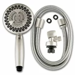 In Stock Hardwarestore Delivery 9-Spray 4.5 In. Single Wall Mount Low Flow Handheld Adjustable Shower Head In Brushed Nickel 14 In Stock Hardwarestore Delivery 9-Spray 4.5 In. Single Wall Mount Low Flow Handheld Adjustable Shower Head In Brushed Nickel -Bath and Faucet shop cbfd64459097483103572d167d02136b 1800x1800