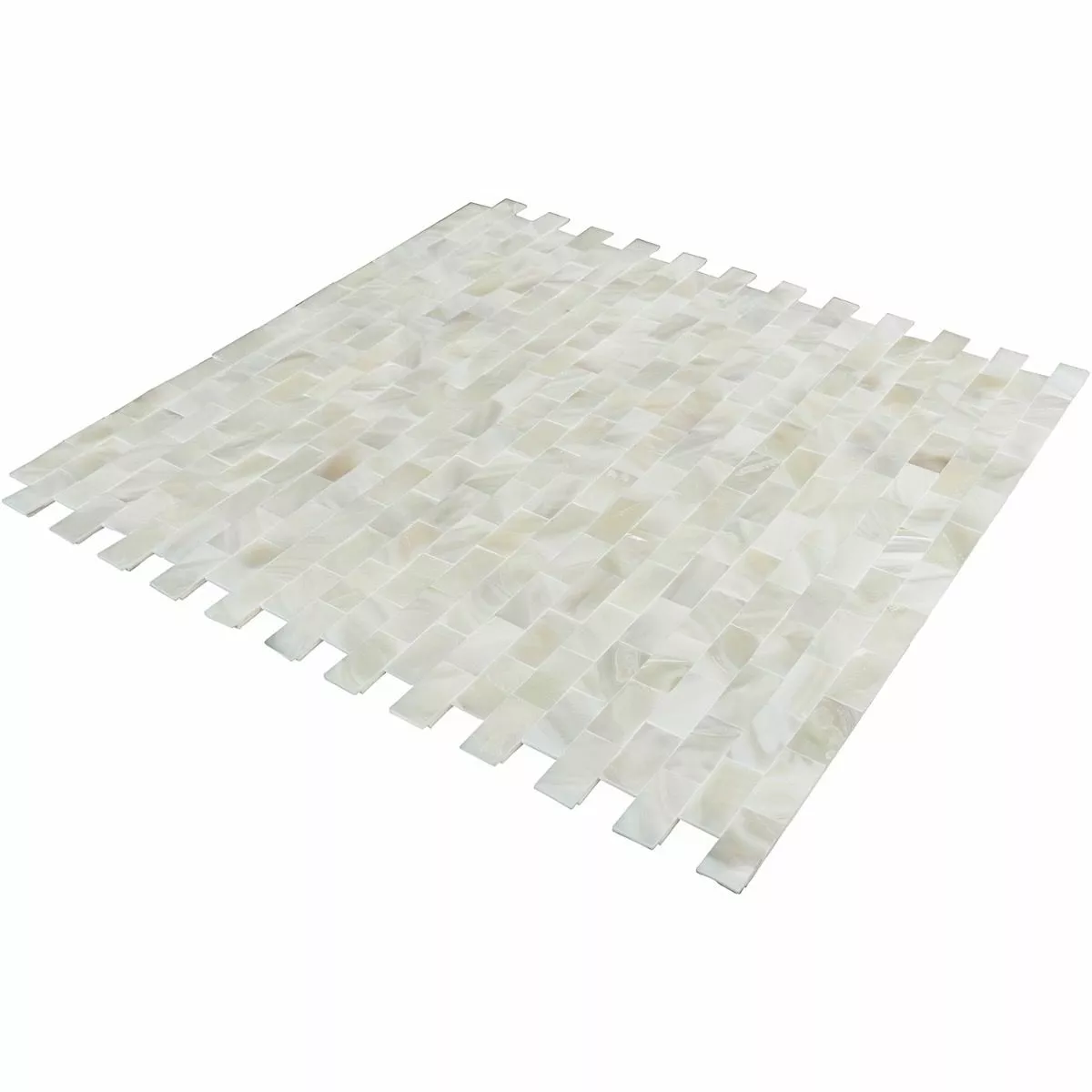 Bond Tile Easy Luxe Mother Of Pearl Brick 11.31 In. X 11.81 In. Peel And Stick Tile (0.92 Sq. Ft. / Sheet) 8 Bond Tile Easy Luxe Mother Of Pearl Brick 11.31 In. X 11.81 In. Peel And Stick Tile (0.92 Sq. Ft. / Sheet) - Image 6