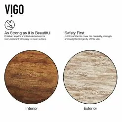 VIGO Amber Sunset Handmade Countertop Glass Rectangle Vessel Bathroom Sink In Light Wood -Bath and Faucet shop cdb6271e32d5f108365da73770631042 1800x1800