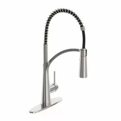 In Stock Hardwarestore Delivery Brenner Commercial Style Single-Handle Pull-Down Sprayer Kitchen Faucet In Oil Rubbed Bronze Finish -Bath and Faucet shop cdfa87b8e9f1c28b03f094d956af7fa0 1800x1800