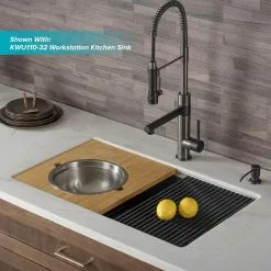In Stock Hardwarestore Delivery Artec Pro Single-Handle Pull-Down Sprayer Kitchen Faucet With Pot Filler In Matte Black/Black Stainless Steel -Bath and Faucet shop ce7f92537b043d0c5f2c4c8f21a8845f 1800x1800