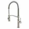 In Stock Hardwarestore Delivery Sellette Single-Handle Pull-Down Sprayer Kitchen Faucet With Dual Function Sprayhead In Spot Free Stainless Steel