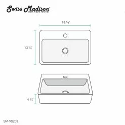 Swiss Madison Claire Vessel Sink In Glossy White -Bath and Faucet shop cee5c5377e3658b5aa1658d33de8a8fc 1800x1800