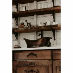 Premier Copper Products Bath Tub Hammered Copper Vessel Sink In Oil Rubbed Bronze -Bath and Faucet shop cff8553944e30a1276304ae8cf777ec2 1800x1800