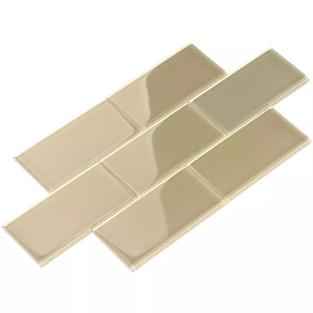 Giorbello Cool White 3 In. X 6 In. X 8mm Glass Subway Wall Tile (5.5 Sq. Ft./Case) 27 Giorbello Cool White 3 In. X 6 In. X 8mm Glass Subway Wall Tile (5.5 Sq. Ft./Case) - Image 25