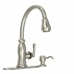 In Stock Hardwarestore Delivery Pavilion Single-Handle Pull-Down Kitchen Faucet With TurboSpray And FastMount And Soap Dispenser In Bronze 22 In Stock Hardwarestore Delivery Pavilion Single-Handle Pull-Down Kitchen Faucet With TurboSpray And FastMount And Soap Dispenser In Bronze -Bath and Faucet shop d04a57fc4987857b575fa5f05f127108 1800x1800
