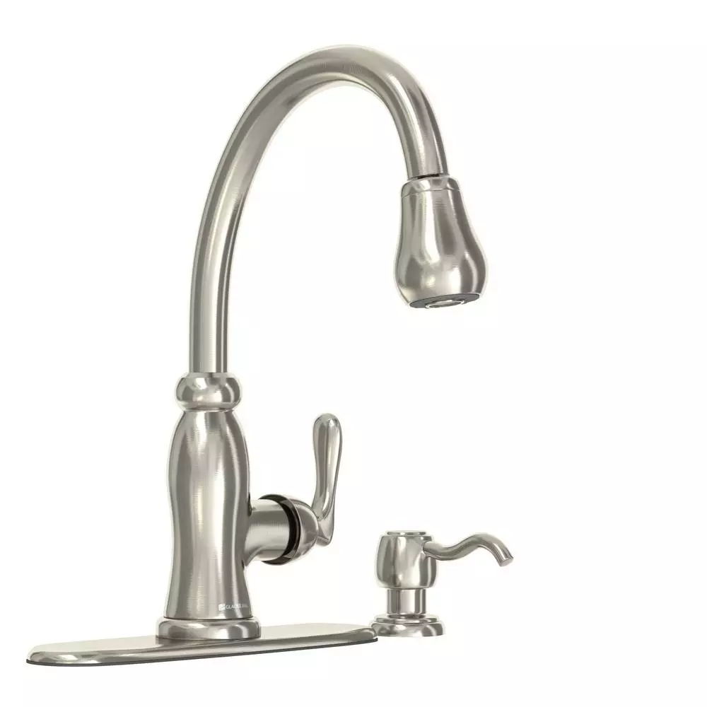 In Stock Hardwarestore Delivery Pavilion Single-Handle Pull-Down Kitchen Faucet With TurboSpray And FastMount And Soap Dispenser In Bronze 12 In Stock Hardwarestore Delivery Pavilion Single-Handle Pull-Down Kitchen Faucet With TurboSpray And FastMount And Soap Dispenser In Bronze - Image 10